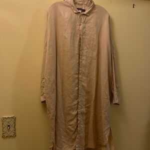 Quality linen shirt dress by Artemesia